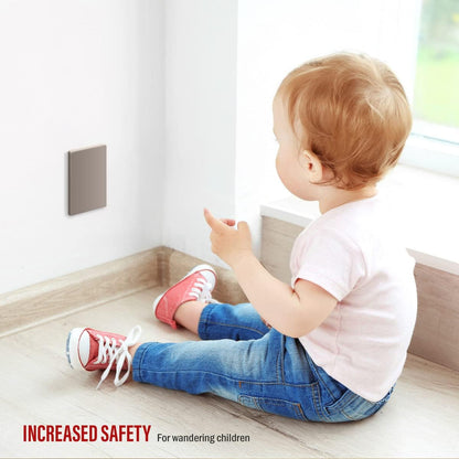 ENERLITES Screwless Blank Wall Plate, Child Safe Blank Device Outlet Cover, Standard Size, 1-Gang