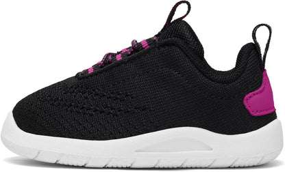 MORENDL Toddler Slip On Sneakers Baby Walking Shoes Non-Slip Breathable Unisex Pink Mesh Lace-Up