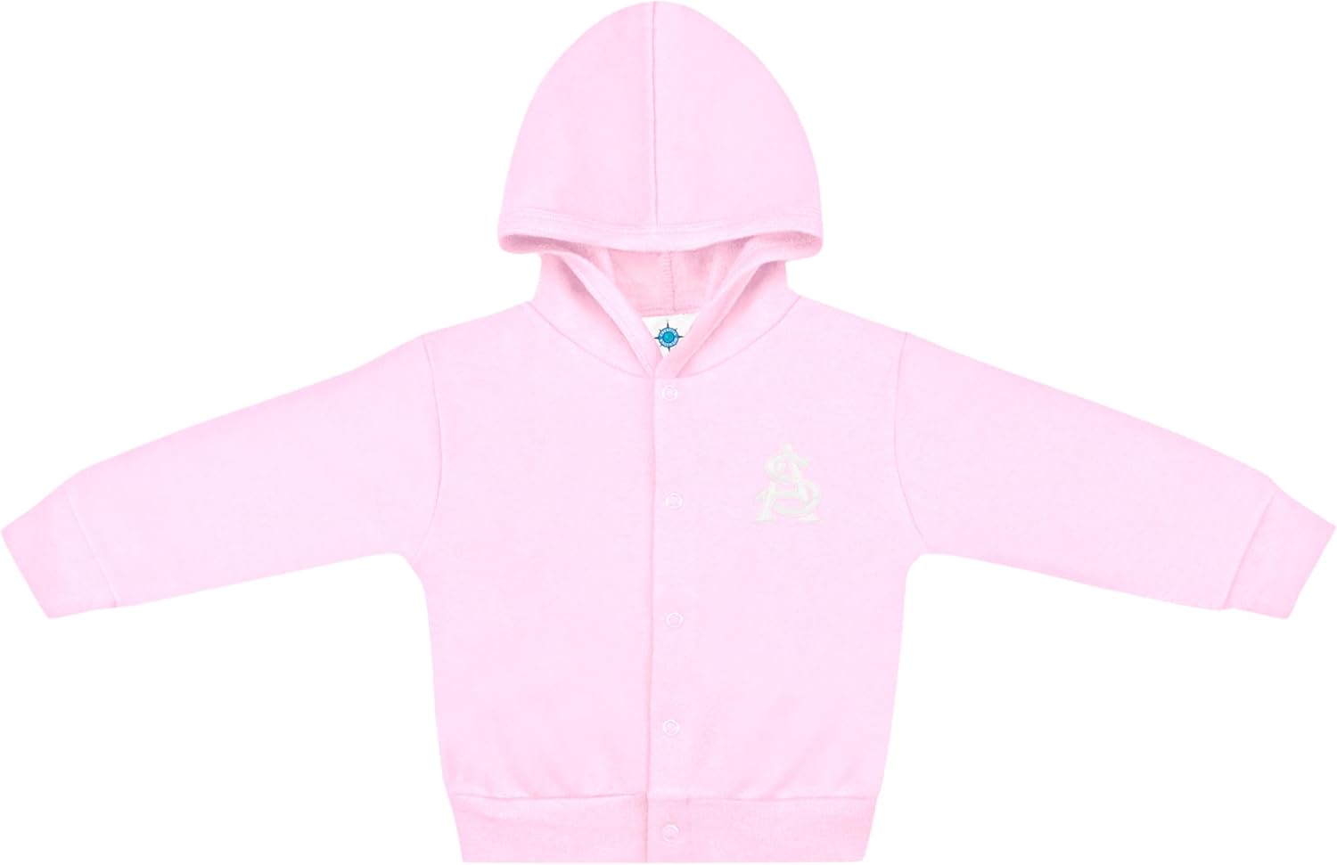 Creative Knitwear College Baby Snap Hooded Jacket - Team Logo, Multiple Colors, for Boys & Girls