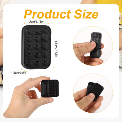 Metal Fidget Slider, Fidget Toys Slider Black Magnetic Metal Fidget Toy EDC Metal Push Slider Toys