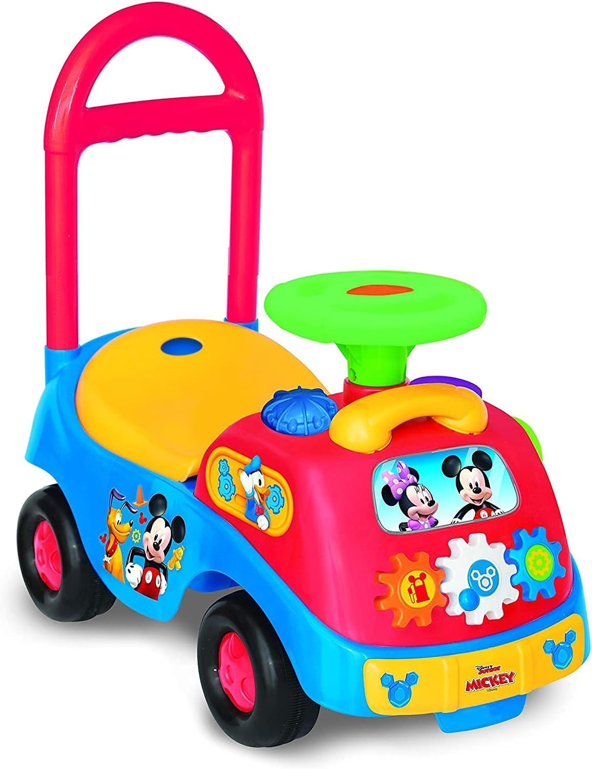 Kiddieland Mickey & Friends Activity Ride-On Car with Lights & Sounds