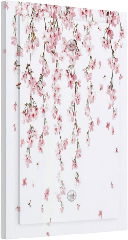 Light Switch Cover Plate Sakura Plant Floral Pink Flowers 1 Gang No Device Blank Electrical Wall
