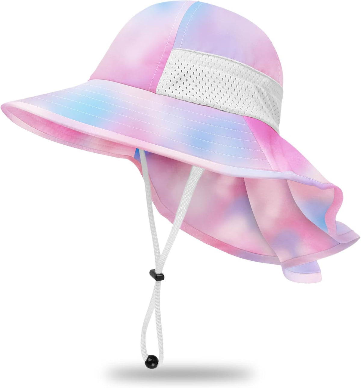 Toddler Baby Sun Hat Kids Summer UPF 50+ for Boys Girls Adjustable Beach Hats with Bucket Wide Brim