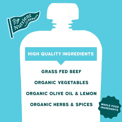 Serenity Kids 7+ Months World Explorers Baby Food Pouches Puree Made with Ethically Sourced Meats &