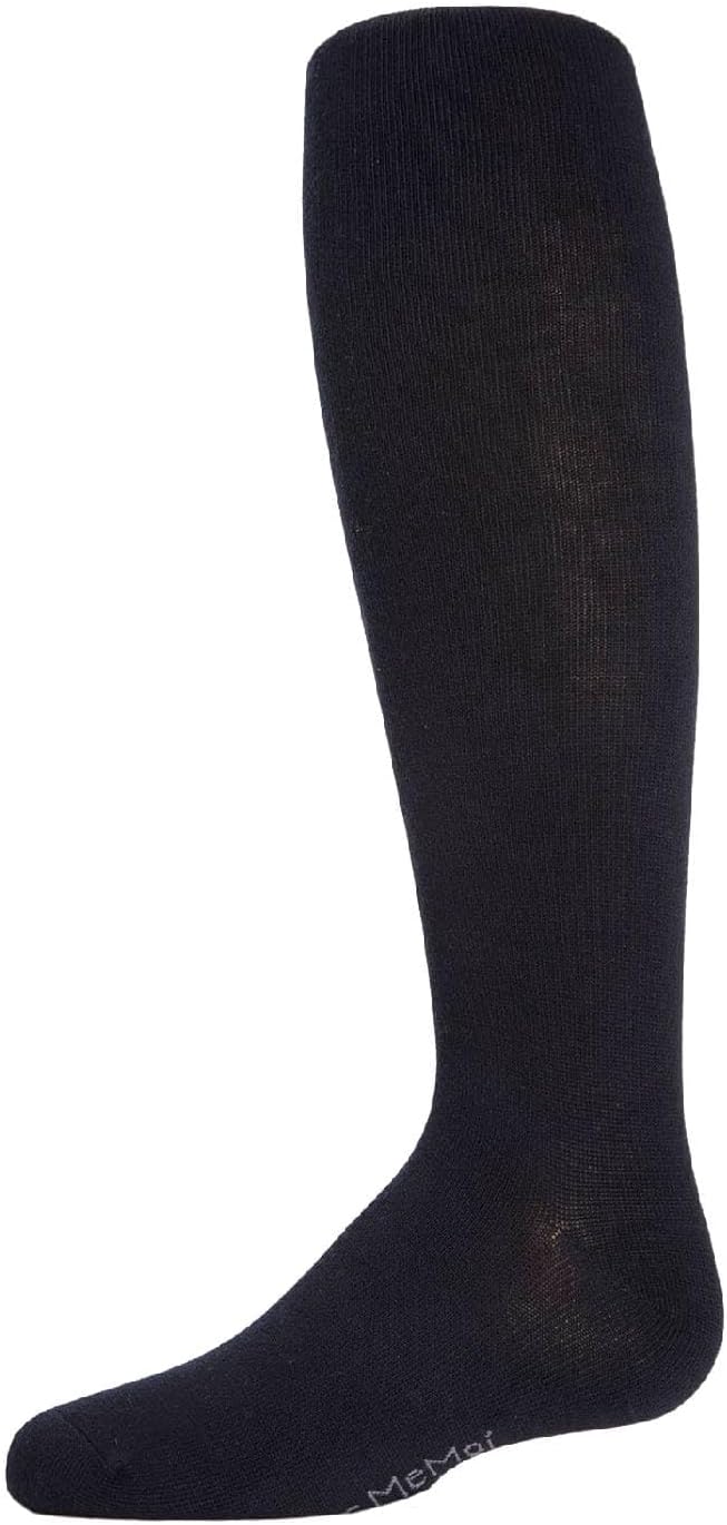 MeMoi Soft Pima Cotton Tights for Girls, Soft and Lightweight Opaque Tights for girls - Sizes 8 to