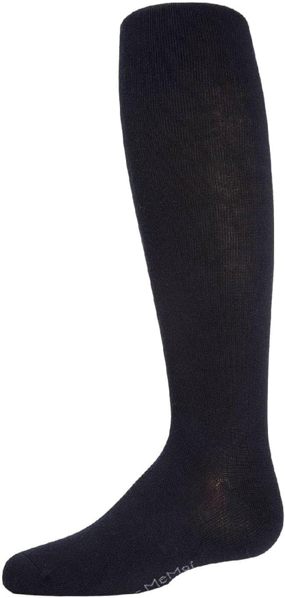 MeMoi Soft Pima Cotton Tights for Girls, Soft and Lightweight Opaque Tights for girls - Sizes 8 to