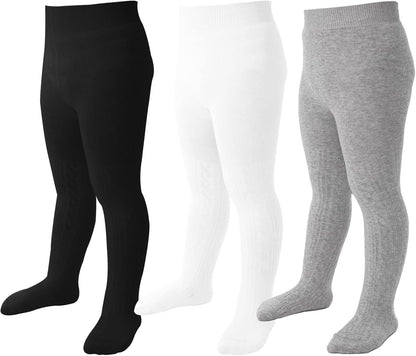 Mini angel Baby Tights Toddler Girl Tights Seamless Cable Knit Leggings Soft Cotton Stockings