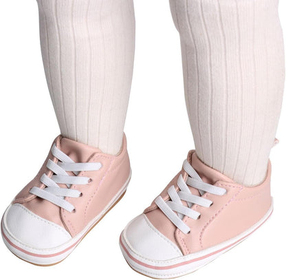 LONSOEN Baby Girls Boys Loafers Prewalker Dress Crib Shoes