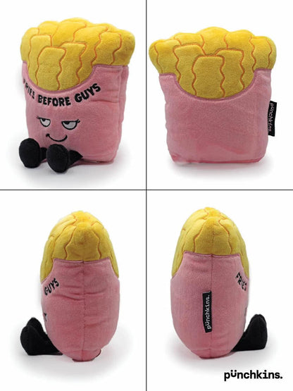 French Fries Foodie Plushie, Funny Pun Meme Gag Gift, White Elephant, Stocking Stuffer Present
