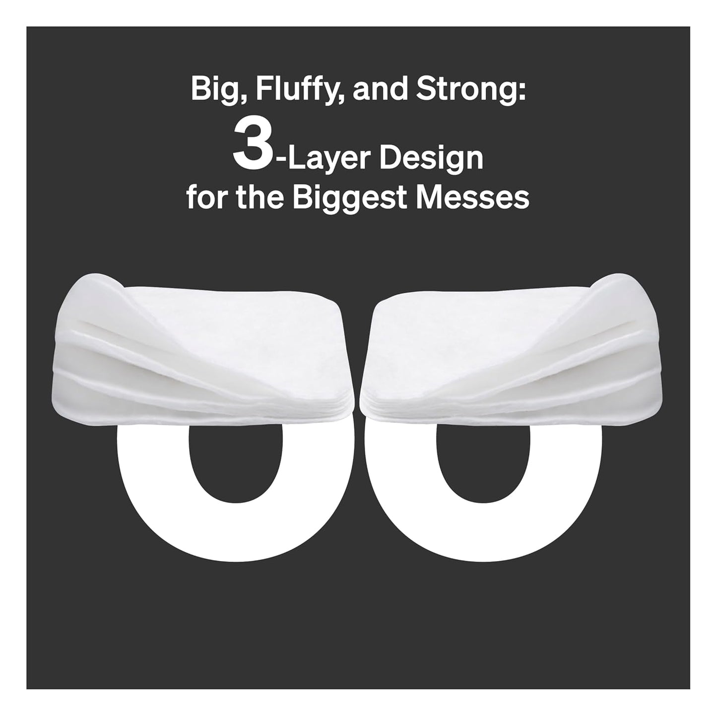 Baby Cotton Pads for Diaper Change by LoveNoobs, 60 Count, Ultra Soft 100% Organic Extra Large