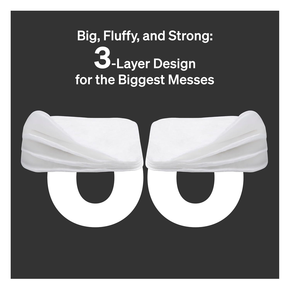 Baby Cotton Pads for Diaper Change by LoveNoobs, 60 Count, Ultra Soft 100% Organic Extra Large