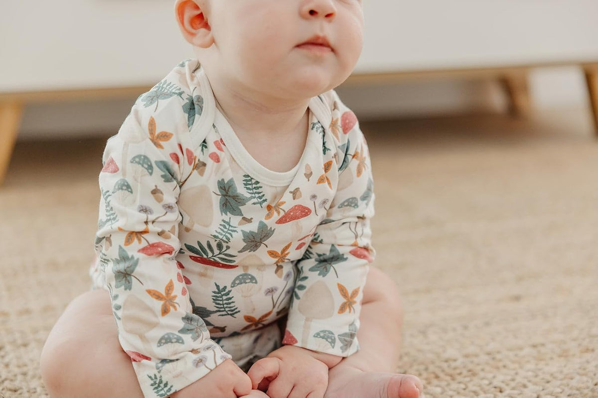 Copper Pearl Long Sleeve Bodysuit Baby: Ultra Soft Baby for Newborns, Boys, and Girls - Stylish