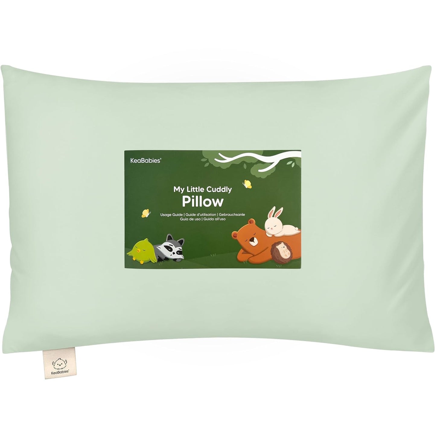 Toddler Pillow with Pillowcase - 13x18 My Little Cuddly Pillow, Viscose Derived From Bamboo Nursery