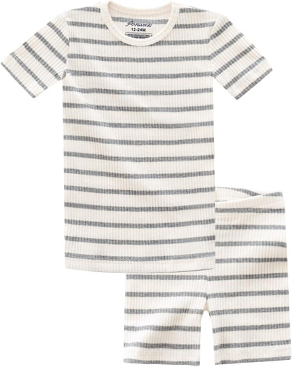 AVAUMA Baby Boys Girls Pajama Set 6M-7T Kids Cute Toddler Snug fit Pjs Cotton Sleepwear