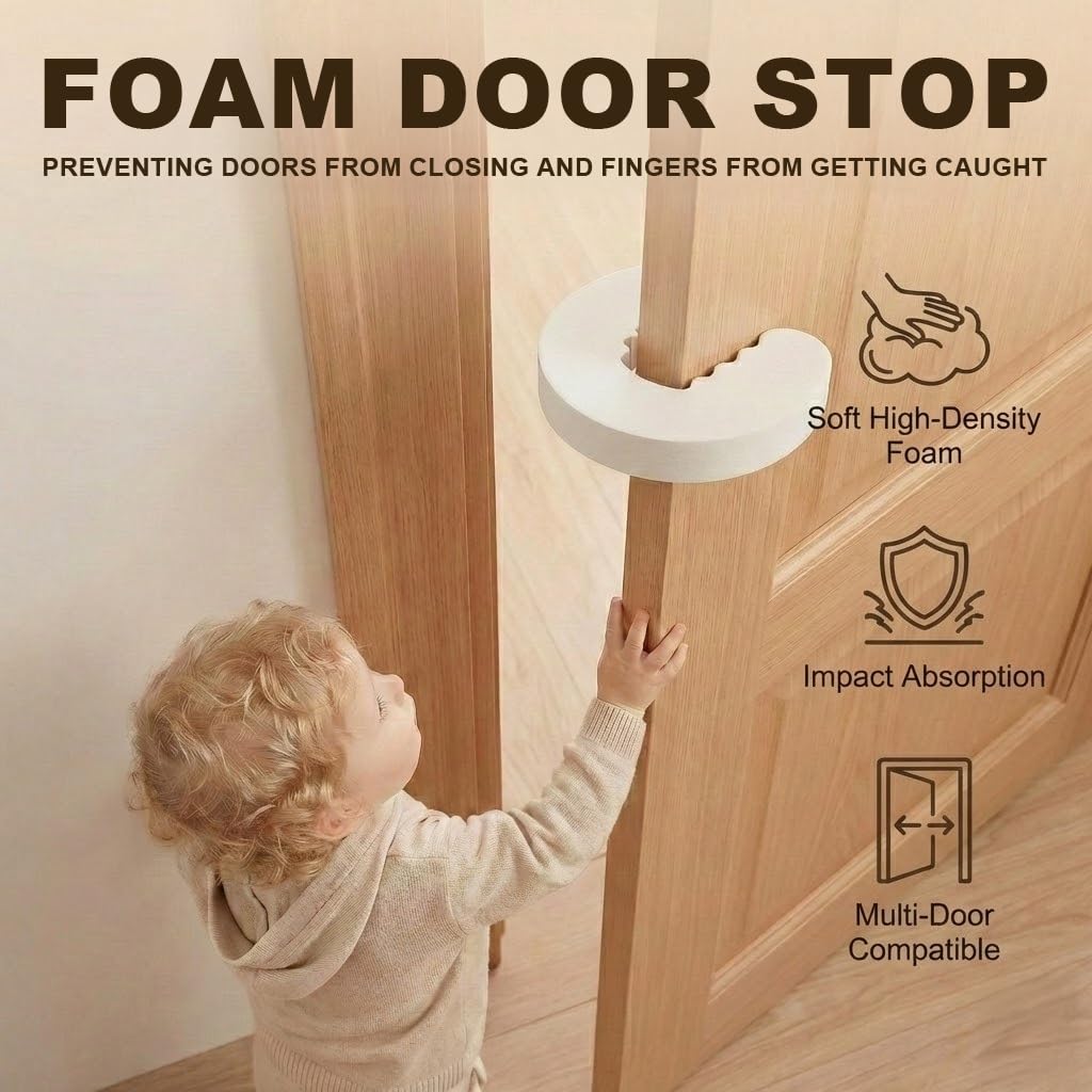 Hoxutym Baby Proofing Kit for Child, 45 Pack Child Safety Pack – Cabinet & Drawer Locks, No Drill