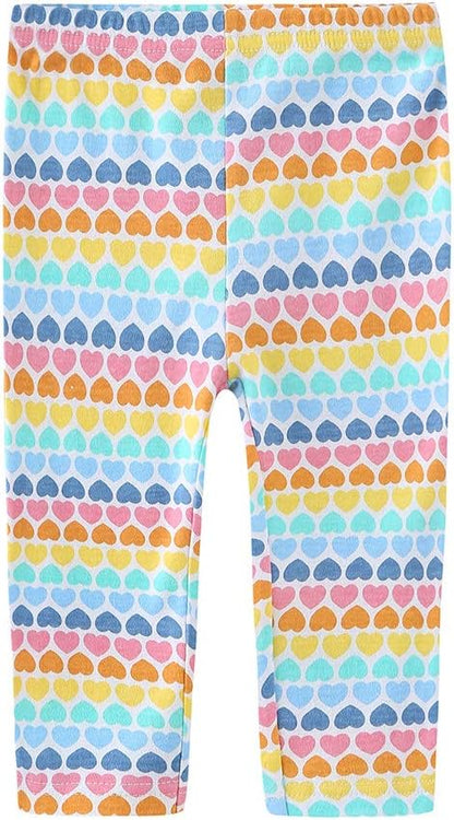 Unisex Newborn Baby Cotton 4-Pack Pants Embroidery Pringting Casual Leggings 0-24 Months for Boys