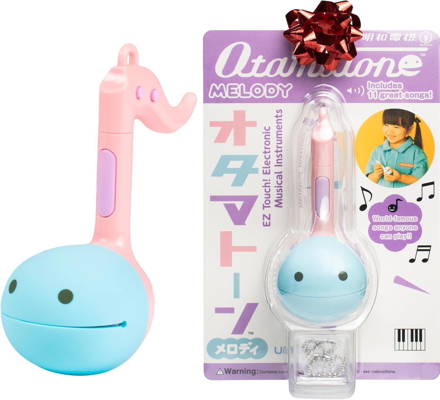 Otamatone Melody Series Japanese Electronic [Mini Size] Musical Instrument [11 Pre-Programmed