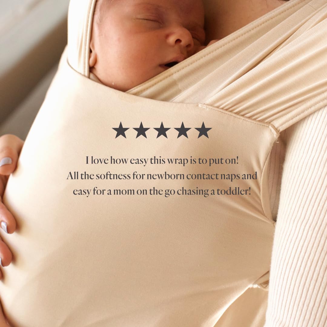 WildBird - Aerial Buckle Wrap - 0-6 Months - Standard (XS-XL) Sparrow - Newborn Baby Carrier