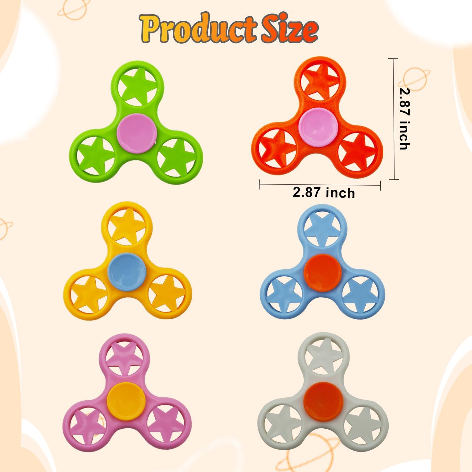 Fidget Spinner Fidget Toys 24 Pack,Party Favors Supplies Birthday Gifts Goodie Bags Stuffers for