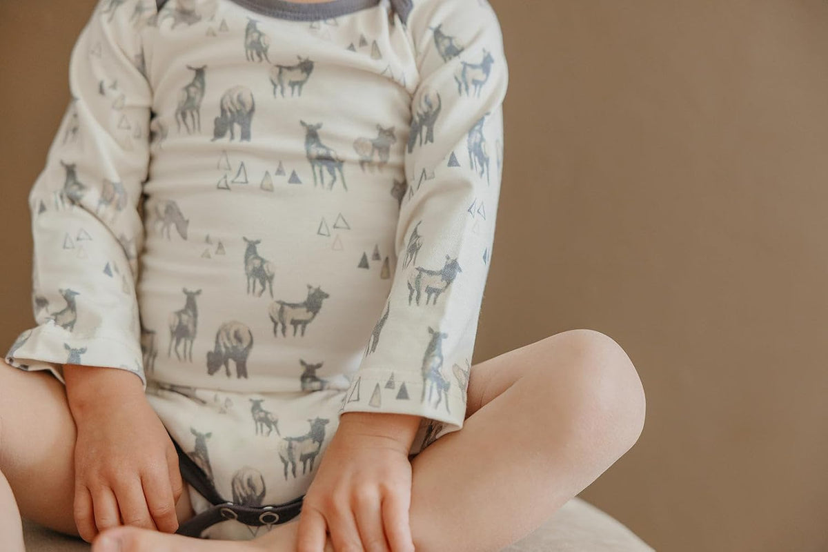 Copper Pearl Long Sleeve Bodysuit Baby: Ultra Soft Baby for Newborns, Boys, and Girls - Stylish