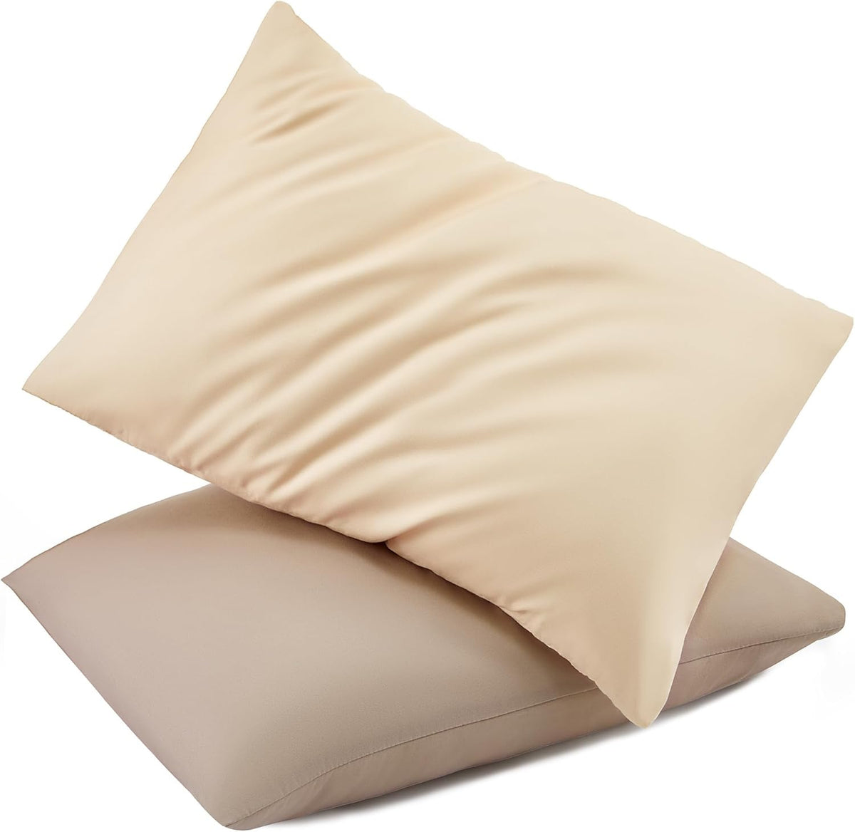 TILLYOU Toddler Pillowcase 2 Pack with Envelope Closure,13" x 18" Silky Soft Microfiber Travel Kids