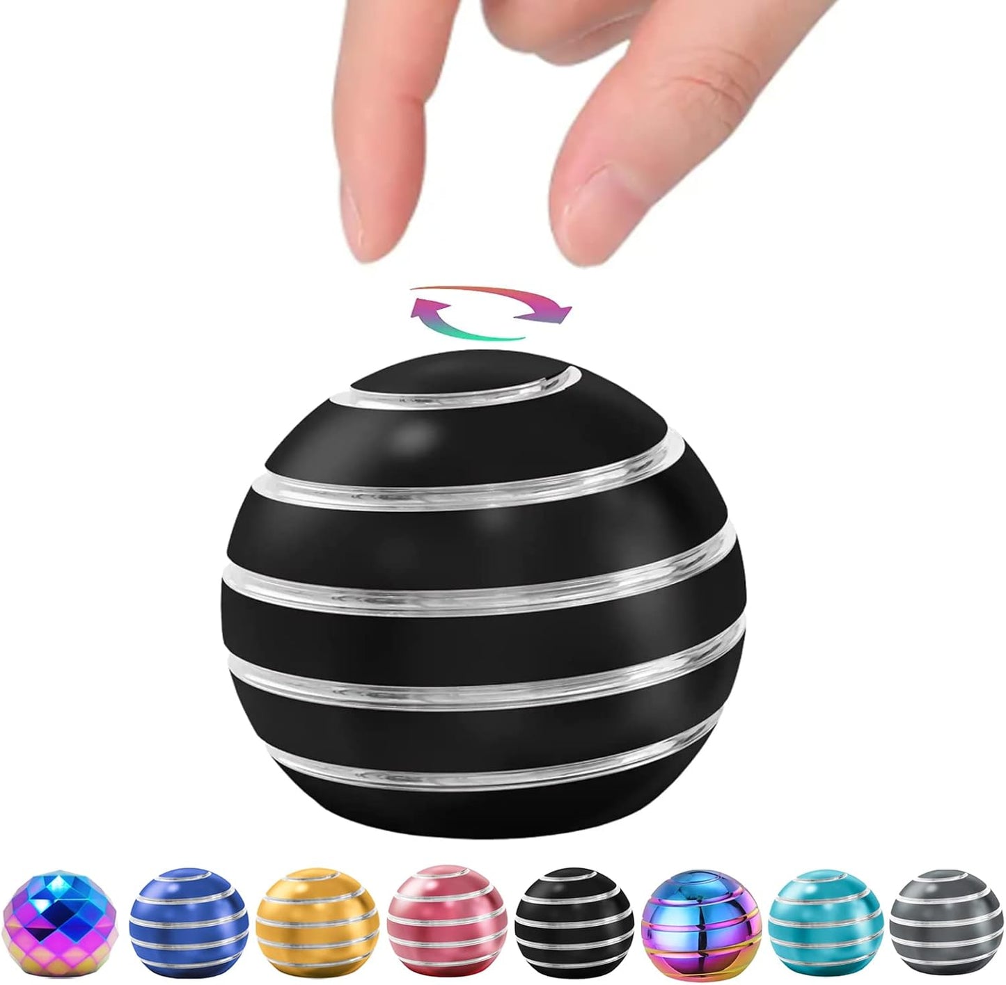Fidget Toys, Stress Toys for Kids Adults, Kinetic Desk Toys for Office Anxiety, Spinning Desk Toys