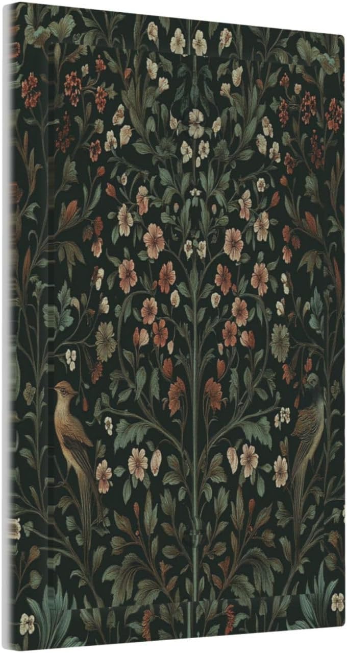 Light Switch Cover Plate Vintage Morris Colorful Flower Green Leaf 1 Gang No Device Blank