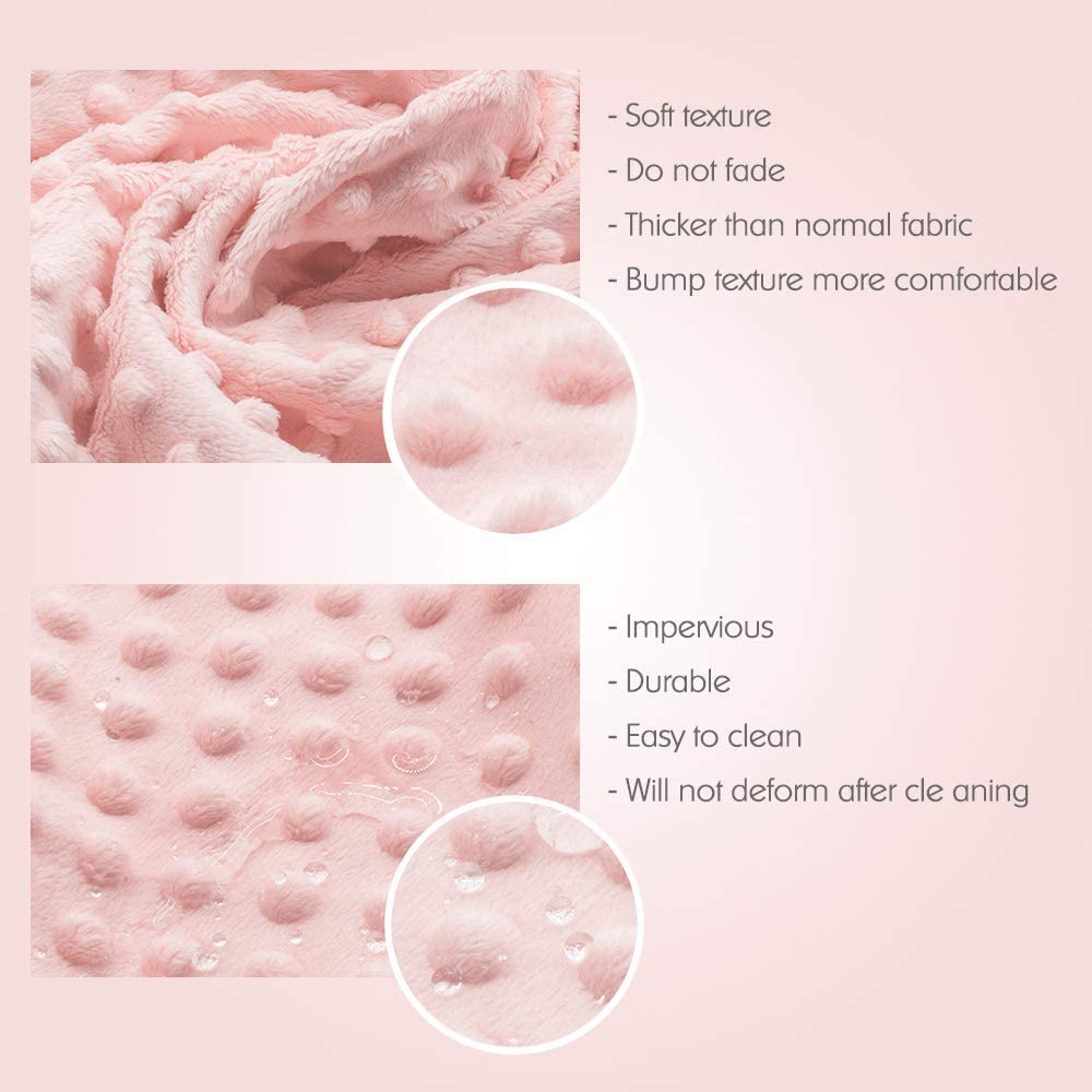 Baby Changing Pad Cover, Super Soft Minky Dot Diaper Changing Table Covers for Baby Girls and Boys