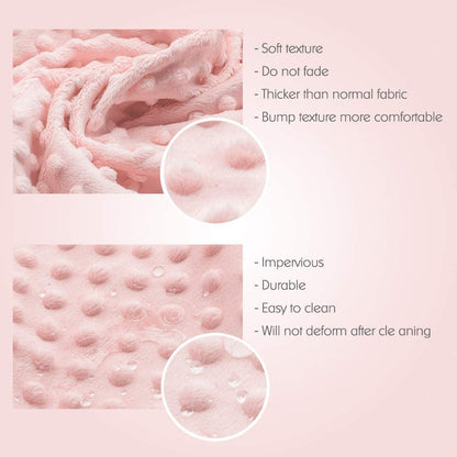 Baby Changing Pad Cover, Super Soft Minky Dot Diaper Changing Table Covers for Baby Girls and Boys