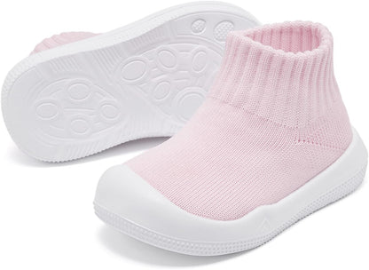 Eashi Baby Boy Girl Non-Skid Indoor Infant Walking Shoes Breathable Warm Elastic Sock Shoes with