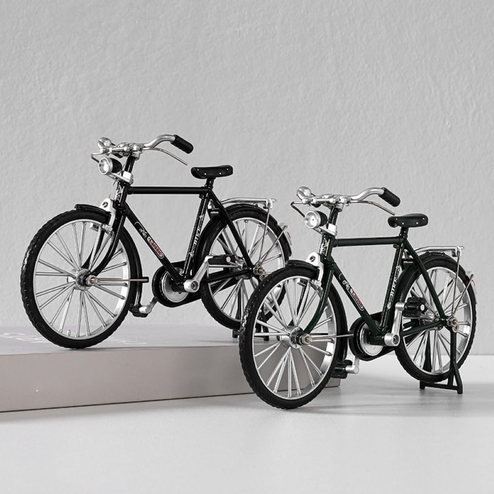 Miniature Alloy Bicycle Collections Bookshelf Decor, Metal Art Home Accessories, Desk Accessories