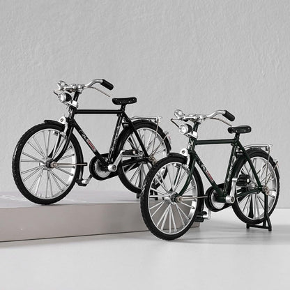Miniature Alloy Bicycle Collections Bookshelf Decor, Metal Art Home Accessories, Desk Accessories
