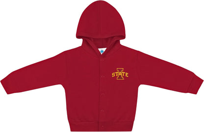 Creative Knitwear College Baby Snap Hooded Jacket - Team Logo, Multiple Colors, for Boys & Girls
