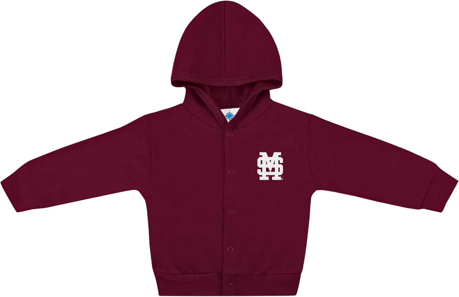 Creative Knitwear College Baby Snap Hooded Jacket - Team Logo, Multiple Colors, for Boys & Girls