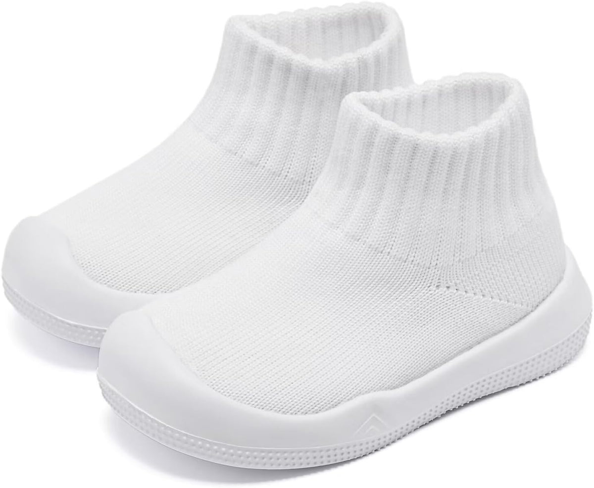 Eashi Baby Boy Girl Non-Skid Indoor Infant Walking Shoes Breathable Warm Elastic Sock Shoes with