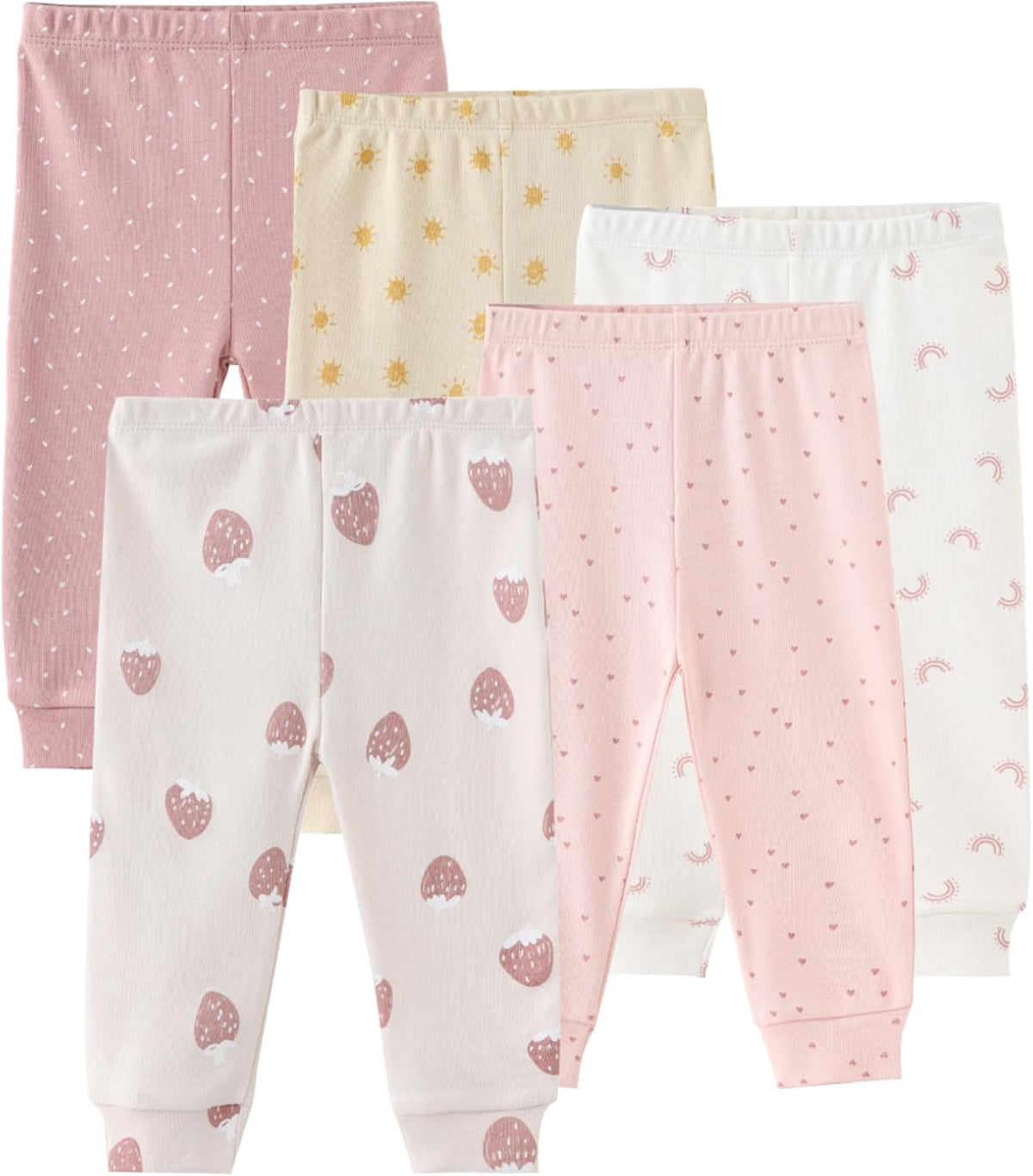 Newborn Layette Gift Set Bodysuits Pants for Baby Girl and Boy 24 Piece 100% Cotton Essentials and