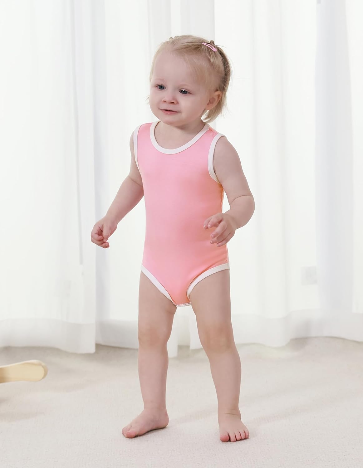 Baby Boy Girl Pajamas Toddler Infant Unisex Sleeveless Sleep Bodysuit Sleepwear Newborn Snap Snug