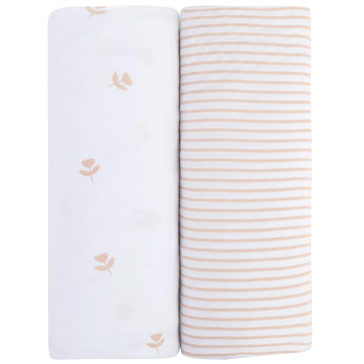 Ely’s & Co. Changing Pad Cover, Diaper Changing Table Sheets, 2 Pack, Cradle Sheet Set for Baby