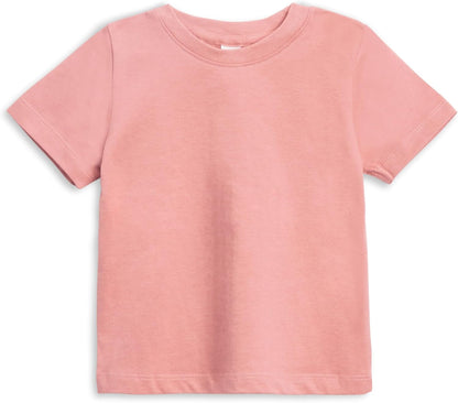 Colored Organics - Organic Cotton Toddler Short Sleeve Shirts - Baby Toddler and Kids Tops - Girls