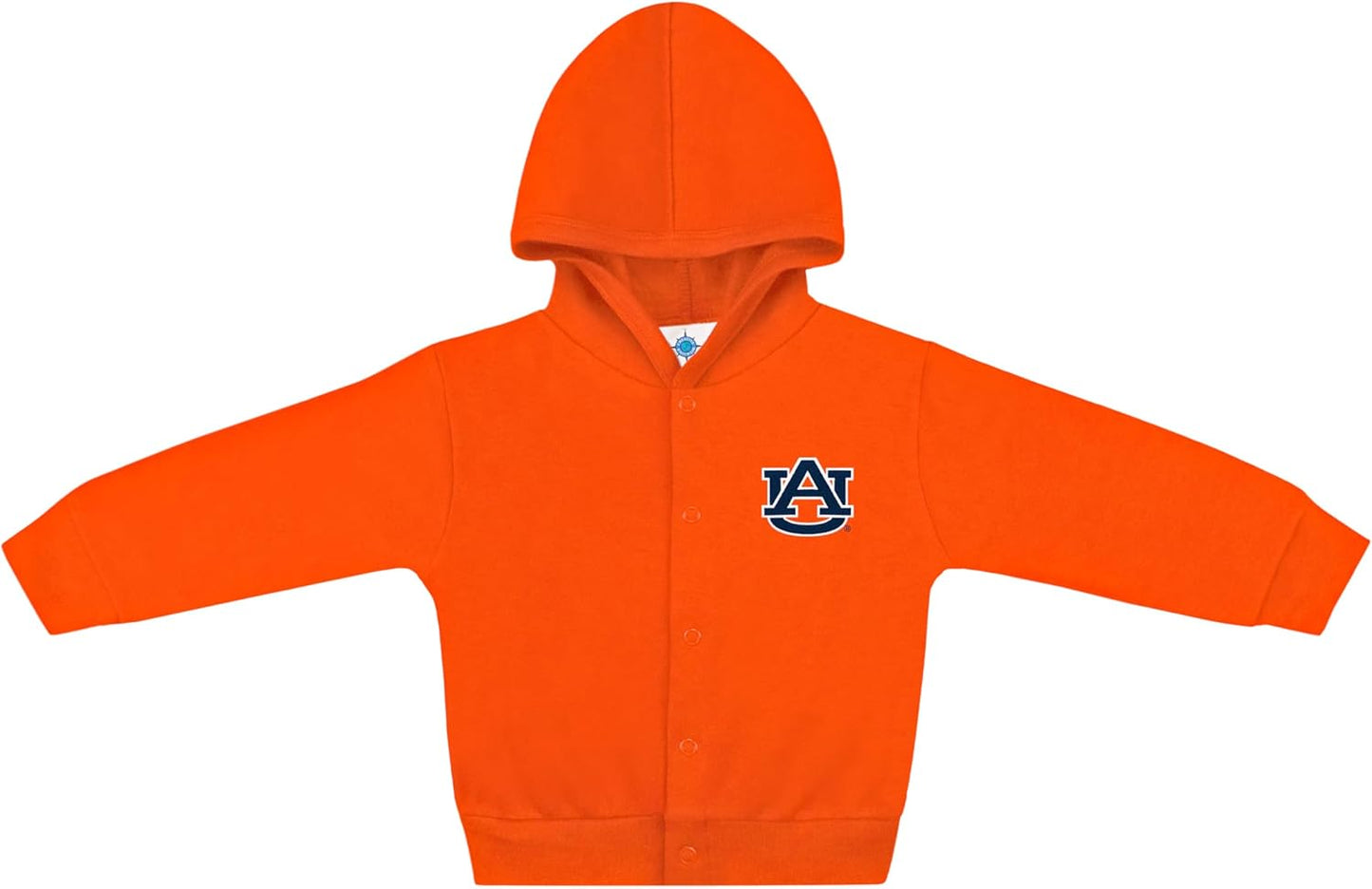 Creative Knitwear College Baby Snap Hooded Jacket - Team Logo, Multiple Colors, for Boys & Girls