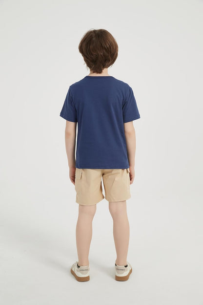 6-Pack Kids Cotton T-Shirts Short Sleeve Basic Tops for Toddlers Boys and Girls