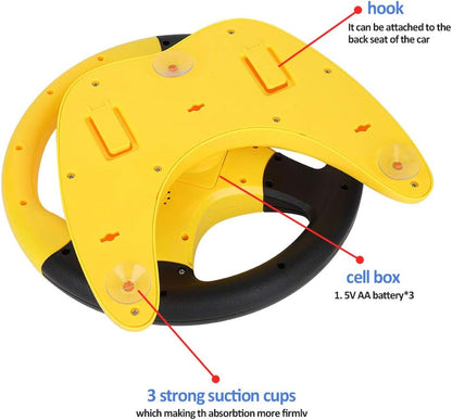 Coherny Simulated Driving Controller Portable Simulated Driving Steering Wheel Copilot Toy