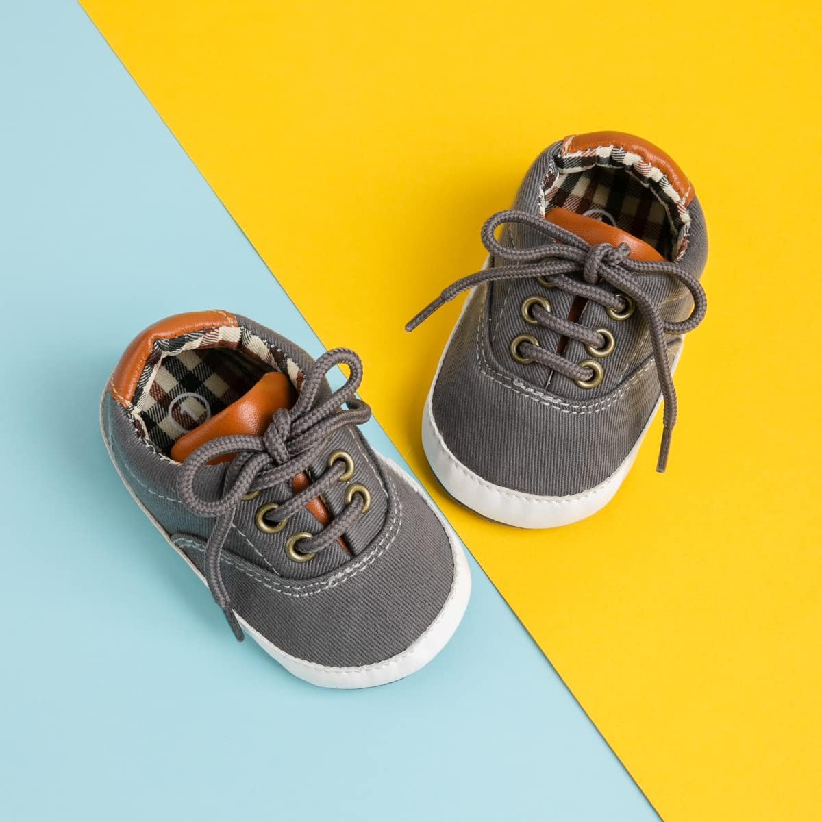 Morbido Infant Baby Boys Girls Canvas Sneaker Toddler Slip On Anti Skid Newborn First Walkers Candy