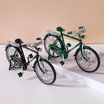 Miniature Alloy Bicycle Collections Bookshelf Decor, Metal Art Home Accessories, Desk Accessories