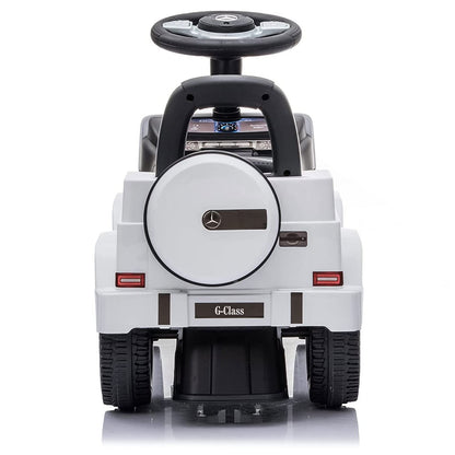Best Ride On Cars Kids Outdoor Stroller Mercedes G-Wagon Push Car with Working Lights, Horn, and