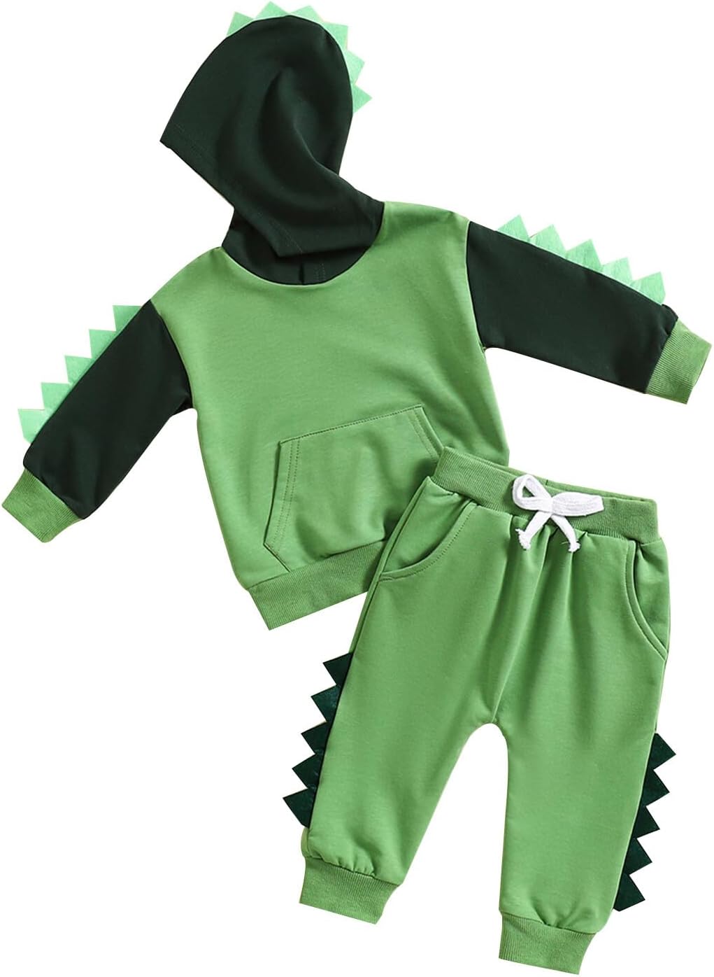 Baby Boy Clothes Toddler Fall Winter Outfits Dinosaur Long Sleeve Hoodies Tops & Jogger Pants