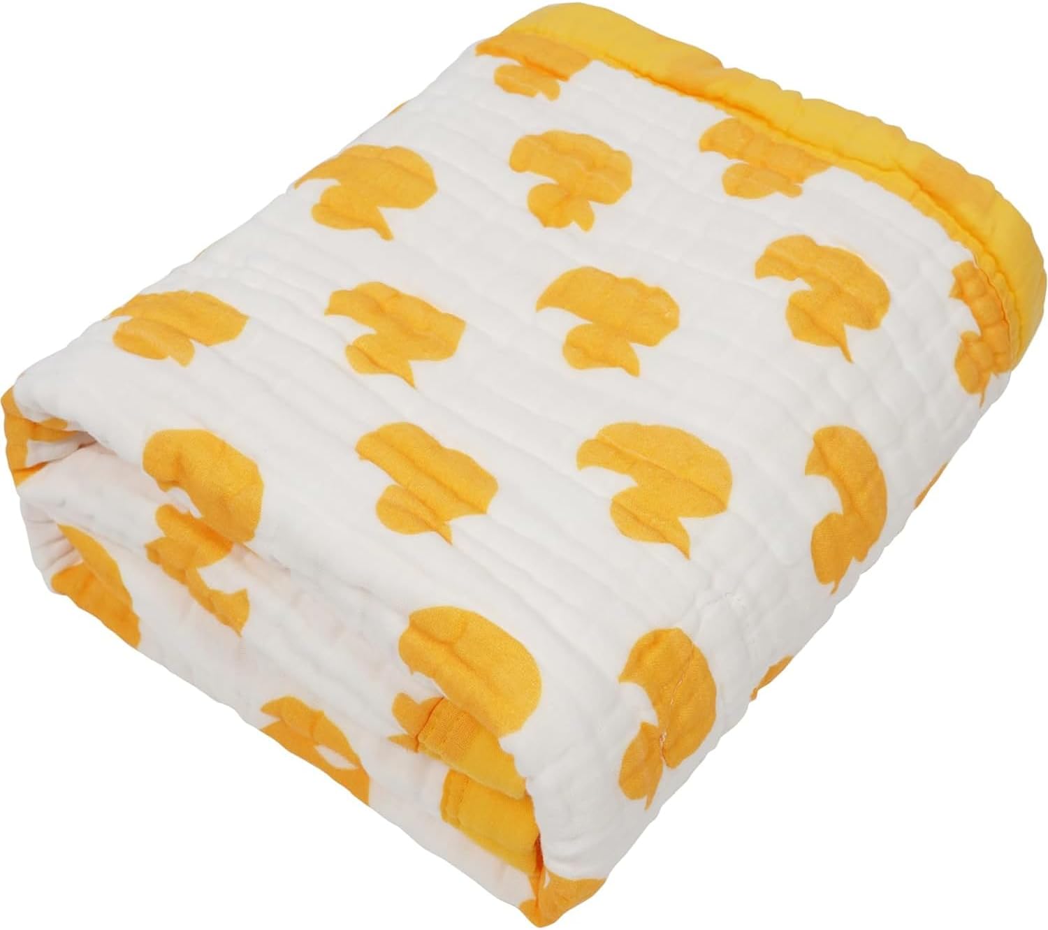 Organic Cotton Muslin Baby Blanket for Boys and Girls - Luxurious Soft Toddler Quilt for Swaddling
