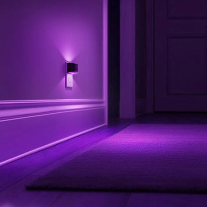 L LOHAS LED Night Lights Plug into Wall, Kids Night Lights with 8 RGB Color, Built-in Dusk to Dawn