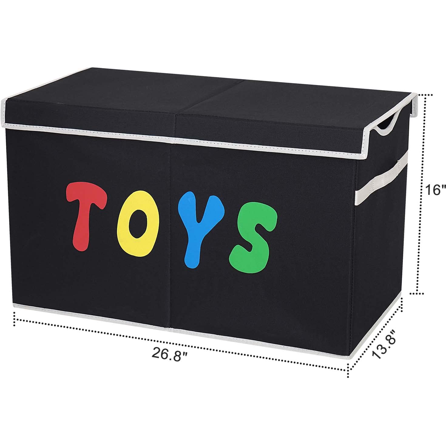 YOLOXO Toy Box Chest, Collapsible Sturdy Storage Bins with Lids, Extra Large Kids Toy Storage