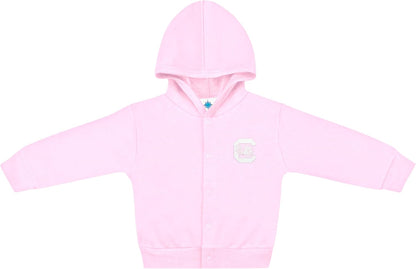 Creative Knitwear College Baby Snap Hooded Jacket - Team Logo, Multiple Colors, for Boys & Girls